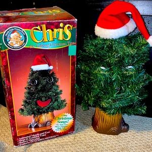 Singing Christmas tree. In good working order. Non smoking house.